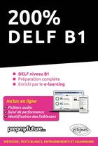 Couverture du livre « 200% DELF B1 » de  aux éditions Ellipses