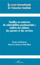 Couverture du livre « Familles en contextes de » de Clement/Milani aux éditions L'harmattan