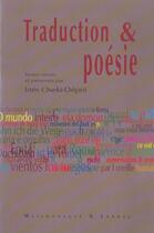 Couverture du livre « Traduction Et Poesie » de Oseki-Depre I aux éditions Maisonneuve Larose
