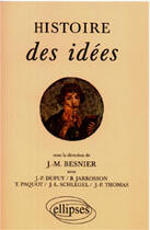 Couverture du livre « Histoire des idees » de Jean-Michel Besnier aux éditions Ellipses