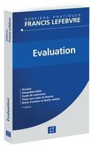 Couverture du livre « Évaluation (7e édition) » de  aux éditions Lefebvre