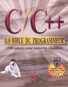 Couverture du livre « Bible programmeur c++ » de Jamsa aux éditions Reynald Goulet