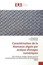 Couverture du livre « Caracterisation de la biomasse algale par analyse d'images numeriques - des attributs images couleur » de Sonna/Mfoumou aux éditions Editions Universitaires Europeennes