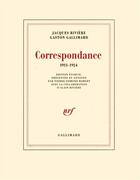 Couverture du livre « Correspondance - (1911-1924) » de Gallimard/Riviere aux éditions Gallimard