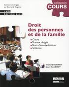 Couverture du livre « Droit des personnes et de la famille (2e édition) » de Bernard Beignier et Jean-Rene Binet aux éditions Lgdj