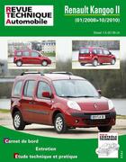 Couverture du livre « Renault kangoo ii - 01-2008>10-2010 » de Etai aux éditions Etai