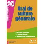 Couverture du livre « Oral de culture générale ; 50 sujets d'actualité » de Frederic Bialecki aux éditions Breal