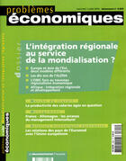 Couverture du livre « L'integration regionale au service de la mondialisation ? » de  aux éditions Documentation Francaise