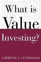 Couverture du livre « What is value investing? » de Lawrence Cunningham aux éditions Mcgraw-hill Education