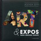 Couverture du livre « Agenda art & expos (édition 2019) » de  aux éditions Larousse