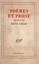 Couverture du livre « Poemes et prose choisis » de René Char aux éditions Gallimard