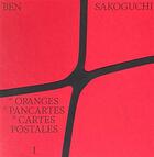 Couverture du livre « Oranges - pancartes - cartes postales » de Damien Aubel et Ben Sakoguchi aux éditions Vallois