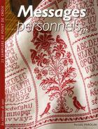 Couverture du livre « Messages personnels... 25 samplers au point de croix » de Renato Parolin aux éditions De Saxe