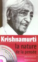 Couverture du livre « La nature de la pensée » de Krishnamurti aux éditions Presses Du Chatelet
