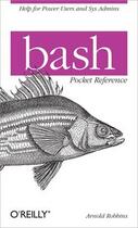 Couverture du livre « Bash pocket reference » de Arnold Robbins aux éditions O'reilly Media