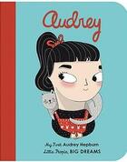 Couverture du livre « Little people big dreams audrey hepburn (board book) » de Sanchez Vegara Isabe aux éditions Frances Lincoln