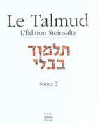 Couverture du livre « Souca 2 ; talmud xv » de Adin Steinsaltz aux éditions Ramsay