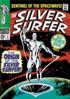 Couverture du livre « Marvel Comics Library. Silver Surfer. 1968-1970 » de Wolk/Buscema/Lee aux éditions Taschen