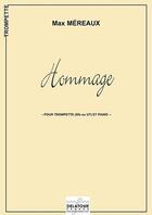 Couverture du livre « Hommage pour trompette et piano » de Max Mereaux aux éditions Delatour