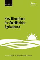 Couverture du livre « New Directions for Smallholder Agriculture » de Peter B R Hazell aux éditions Oup Oxford