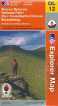 Couverture du livre « Brecon Beacons National Park ; OL12 » de  aux éditions Ordnance Survey