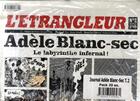 Couverture du livre « Pack journal l'etrangleur special adele blanc-sec t2 20ex octobre 2007 » de Tardi aux éditions Casterman