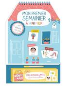 Couverture du livre « Mon petit semainier a animer » de Maryse Guittet aux éditions Philippe Auzou