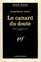 Couverture du livre « Le canard du doute » de Judd Harrison aux éditions Gallimard