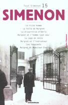 Couverture du livre « Tout simenon tome 15 (centenaire) - vol15 » de Georges Simenon aux éditions Omnibus