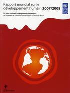 Couverture du livre « Rapport mondial sur le développement humain ; lutte contre le changement climatique (édition 2007) » de Programme Des Nation aux éditions La Decouverte