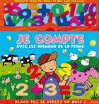 Couverture du livre « Je compte avec les animaux de la ferme » de  aux éditions Piccolia