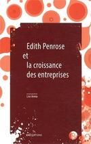 Couverture du livre « Edith penrose et la croissance des entreprises » de Arena Lise aux éditions Ens Lyon