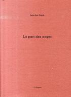 Couverture du livre « La part des anges » de Jean Luc Sarre aux éditions Dogana