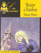 Couverture du livre « Meurtre à Honfleur » de Martine Delerm aux éditions Magnard