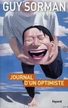 Couverture du livre « Journal d'un optimiste » de Guy Sorman aux éditions Fayard