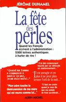 Couverture du livre « La fete des perles » de Duhamel-J aux éditions Albin Michel