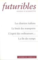 Couverture du livre « LES DISTRICTS ITALIENS » de Vidal/Lambert/Kail aux éditions Futuribles