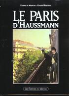 Couverture du livre « Le paris d'haussmann » de Patrice De Moncan aux éditions Mecene