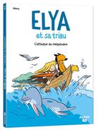 Couverture du livre « Elya et sa tribu Tome 2 : l'attaque du mégalodon » de Milena Picard aux éditions Auzou