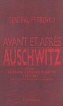 Couverture du livre « Avant et après Auschwitz : suivi de Le Kremlin et l'Holocauste, 1933-2001 » de Vassili Petrenko aux éditions Flammarion