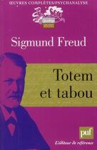 Couverture du livre « Totem et tabou » de Freud Sigmund aux éditions Puf