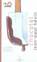 Couverture du livre « Chocolat » de Jean-Paul Hevin aux éditions Perrin