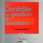 Couverture du livre « Le contrôle de gestion en questions » de Aldo Levy aux éditions Gualino