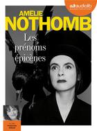 Couverture du livre « Les prenoms epicenes - livre audio 1cd mp3 » de Amélie Nothomb aux éditions Audiolib