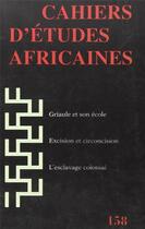 Couverture du livre « Cahiers d'études africaines T.158 » de  aux éditions Ehess
