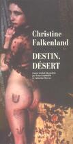 Couverture du livre « Destin desert » de Christine Falkenland aux éditions Actes Sud