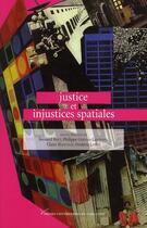 Couverture du livre « Justice et injustices spatiales » de  aux éditions Pu De Paris Ouest