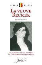 Couverture du livre « La veuve becker » de Lange Elisabeth aux éditions Jourdan