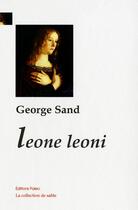 Couverture du livre « Leone Leoni » de George Sand aux éditions Paleo