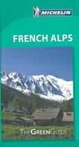 Couverture du livre « Guide vert (ang) french alps » de Collectif Michelin aux éditions Michelin